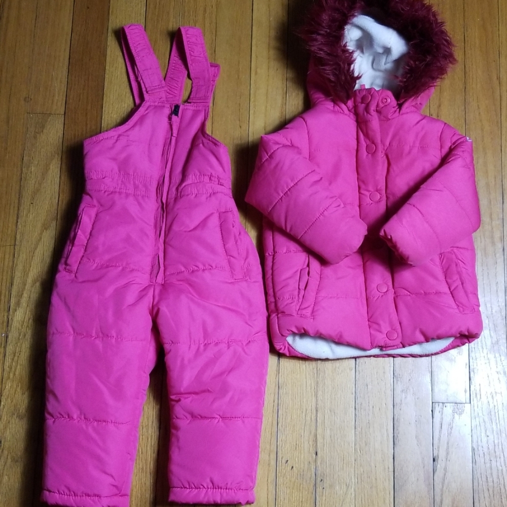 Coat and snowsuit bundle